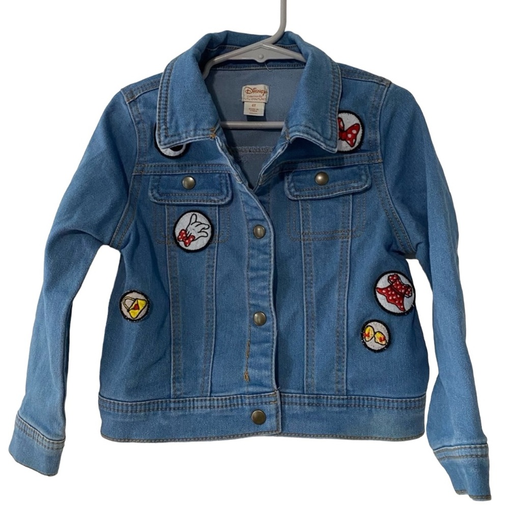 Disney Collection by Tutu Couture Toddler Girl Minnie Mouse Jean Jacket